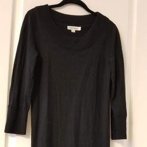 Black Wool Calvin Klein Tunic Dress